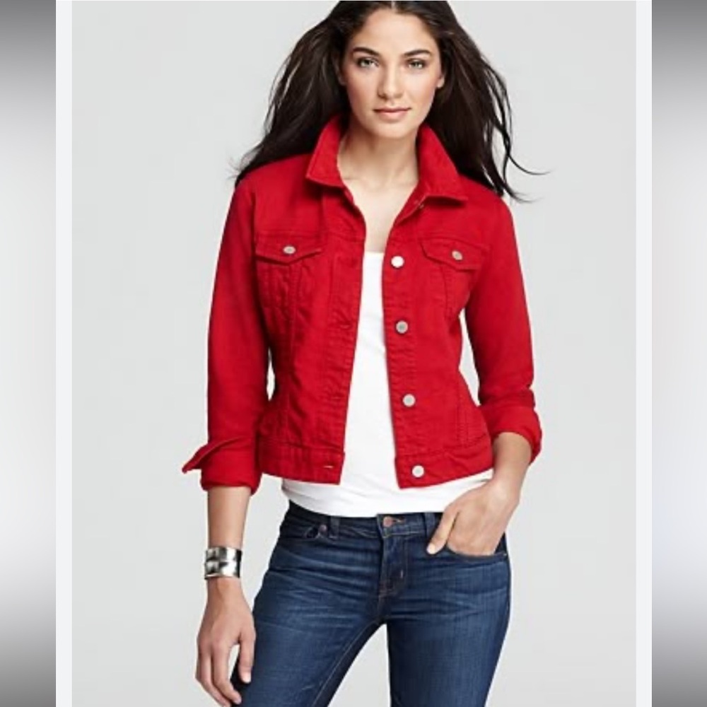 Tinseltown - Red Denim Jacket